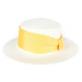 Dámský klobouk Ecru Yellow Hat - Art of Polo