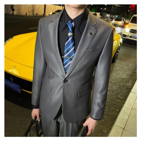 Formální pánský set kvalitní oblek 2v1 pro ženicha JFC FASHION