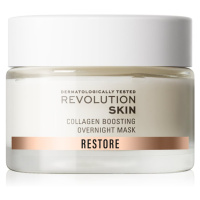 Revolution Skincare Restore Collagen Boosting obnovující noční krémová maska pro podporu tvorby 