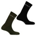 Bula 2PK WOOL SOCK Pánské ponožky, černá, velikost