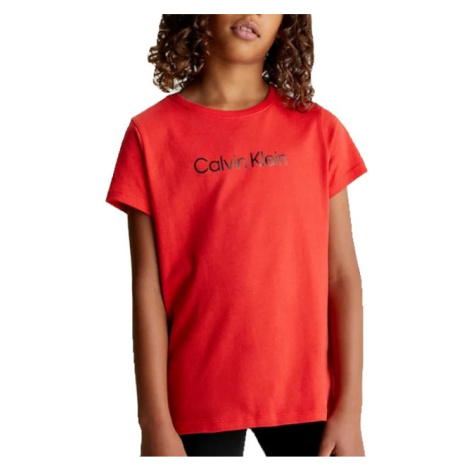 Dívčí triko Calvin Klein G80G800657 červené | červená