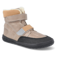 Barefoot dětské zimní boty Jonap - Falco taupe béžové