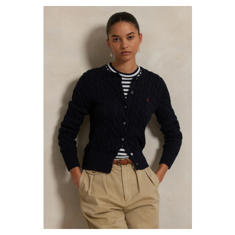 Bavlněný kardigan Polo Ralph Lauren bílá barva, 211891643