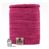 Pletený nákrčník Dráče - Colors 25, růžový melír NEON Barva: Růžová
