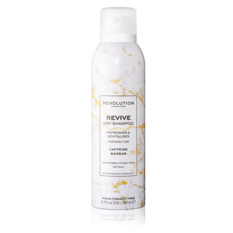 Revolution Haircare Dry Shampoo Revive osvěžující suchý šampon s kofeinem 200 ml