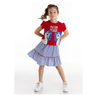 Denokids Unique Power Girls T-shirt Skirt Set