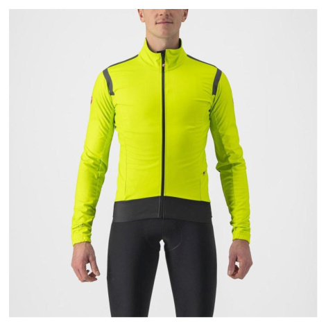 CASTELLI Cyklistická zateplená bunda - ALPHA ROS 2 LIGHT - světle zelená