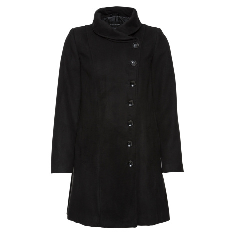 Bonprix BODYFLIRT krátký kabát v krátké velikosti Barva: Černá, Mezinárodní