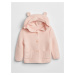 GAP růžové dětský svetr s oušky
