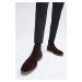 Hotiç Genuine Leather Brown Men's Casual Boots