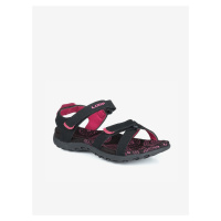 Růžovo-černé holčičí sandály Loap Simma