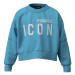 Mikina dsquared over-icon sweat-shirt červená