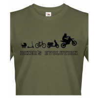 Pánské tričko Evoluce motorkáře - Bikers Evolution