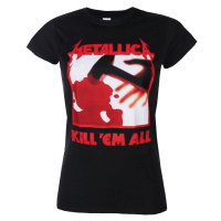 Tričko metal dámské Metallica - KILL EM ALL TRACKS - PLASTIC HEAD - PHDMTLGSBKIL