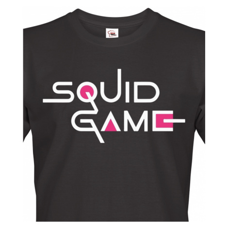 Pánské tričko ze seriálu Squid game- Oblíbený seriál Hra na oliheň BezvaTriko