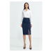 Nife Woman's Skirt SP77 Navy Blue