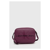 Kabelka Calvin Klein Jeans fialová barva, K60K610275