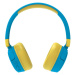 OTL bezdrátová sluchátka dětská s motivem Pikachu modrá/žlutá