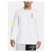 Pánské tričko Under Armour Curry HW Verbiage LS Tee-WHT - Pánské