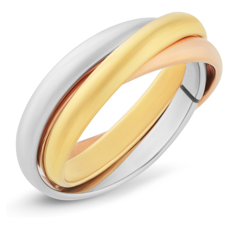 Troli Ocelový tricolor prsten KRS-247