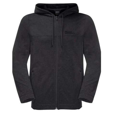 ČERNÁ PÁNSKÁ MIKINA JACK WOLFSKIN WALDSEE HOODED JKT BASIC