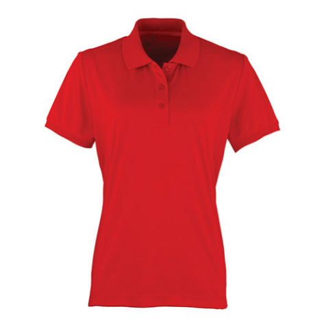 Premier Workwear Dámské polo triko PR616 Red -ca. Pantone 200