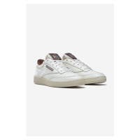 Kožené sneakers boty Reebok Classic C 85 Vintage bílá barva, GZ5156-chalk