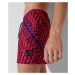 Plavky karl lagerfeld abstract aop short boardshorts modrá