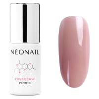 NEONAIL Cover Base Protein podkladový lak pro gelové nehty odstín Pure Nude 7,2 ml