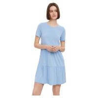Vero Moda Dámské šaty VMFILLI Regular Fit 10248703 Blue Bell