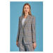 SAKO GANT D1. LTW CHECK OVERSIZED BLAZER modrá