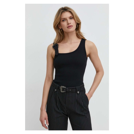 Top Versace Jeans Couture dámský, černá barva, 76HAM625 J0004