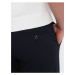 Tmavě modré pánské chino kalhoty Ombre Clothing