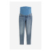 H & M - MAMA Slim Ankle Jeans - modrá