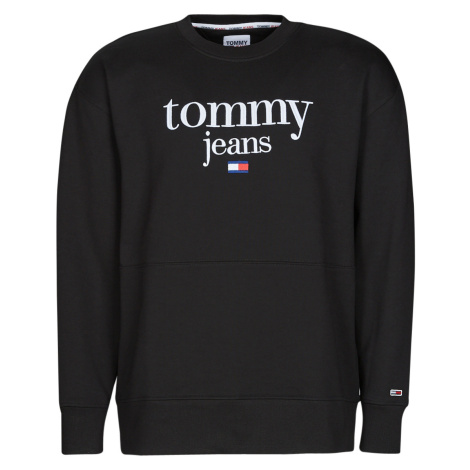 Tommy Jeans TJM REG MODERN CORP LOGO CREW Černá Tommy Hilfiger