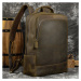 Velký kožená batoh na notebook vintage business taška