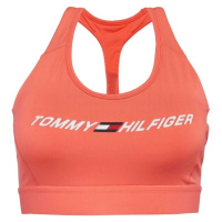 Tommy Hilfiger MID INTENSITY GRAPHIC RACER BRA Dámská sportovní podprsenka, lososová, velikost