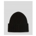 Čepice karl lagerfeld klxcd beanie černá