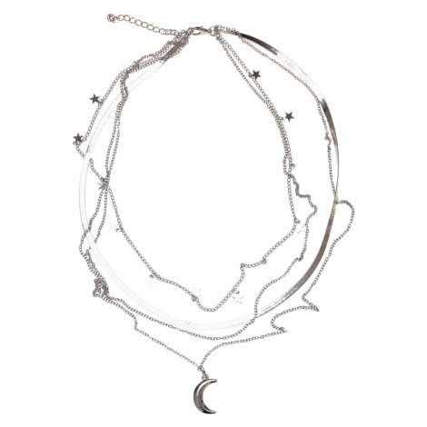 Stars Layering Necklace - silver