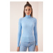 Happiness İstanbul Sweater - Blue - Regular fit