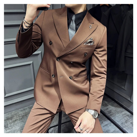 Dvoudílný pánský oblek 2v1 sako a kalhoty JF117 JFC FASHION