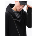 Pánská mikina Ombre Hoodie B1368 Black