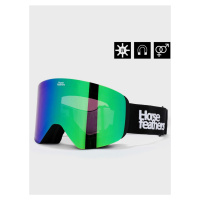 Snowboardové brýle Colt - black/mirror green HORSEFEATHERS