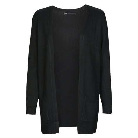 Only ONLLESLY L/S OPEN CARDIGAN KNT NOOS Černá