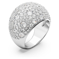Swarovski Třpytivý masivní prsten s krystaly Luna 5677134 55 mm