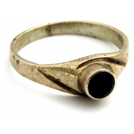 AutorskeSperky.com - Stříbrný prsten s onyxem - S1223