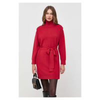 Šaty Silvian Heach červená barva, mini, oversize