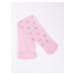 Yoclub Girl Neprůhledné punčocháče z mikrovlákna 20 Den RA-76/GIR/02/PR Pink