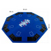 Garthen 57372 Skládací pokerová podložka - modrá