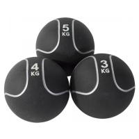 Gorilla Sports Medicinbal set Black Silver, 12 kg